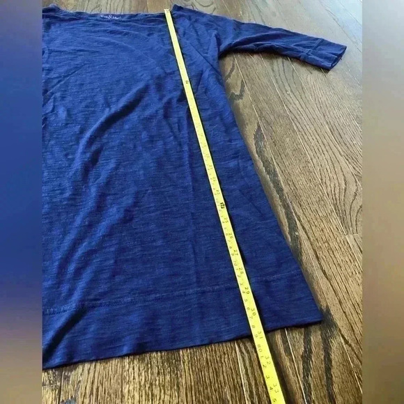 Lilly Pulitzer Women’s S 100% Pima Cotton Boatneck 3/4 Sleeves Navy Blue Dress - Picture 9 of 11